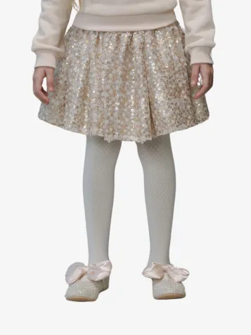 Meisjes Rok Trust Sequined Panel Hearts Of Gold