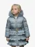 Le Chic Meisjes Winterjas Blight 3 Ruffle Long Blue Notes