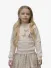 Le Chic Meisjes Sweater Odette Butterflies Cafe Au Lait