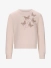 Le Chic Meisjes Sweater Odette Butterflies Cafe Au Lait