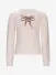 Le Chic Meisjes Longsleeve Nonsy Bow Print Warm Winter White
