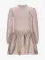 Le Chic Meisjes Jurk Salloon Knit Glitter Cafe Au Lait