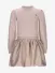 Le Chic Meisjes Jurk Sabloon Knit Glitter Dress Cafe Au Lait