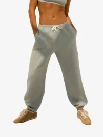 The Lola Club Dames Joggingbroek Lena Grey Melange