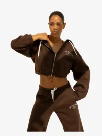 The Lola Club Dames Vest Maya Chocolate