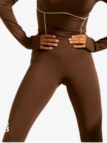 Dames Legging Demi Chocolate