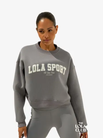 Dames Sweater Jade Dark Grey