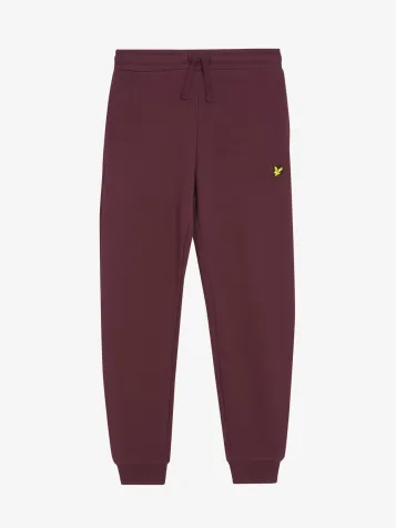 Jongens Joggingbroek Brush Back Burgundy