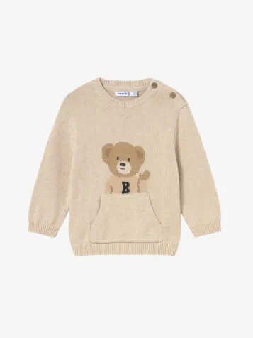 Jongens Trui Oversized Oat