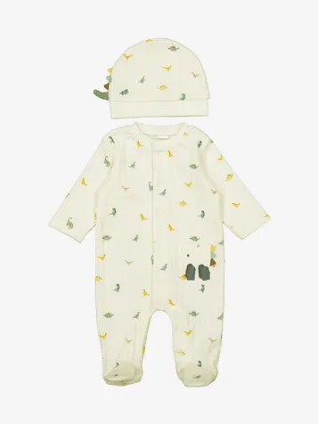 Jongens Set Boxpakje Muts Natural Ice