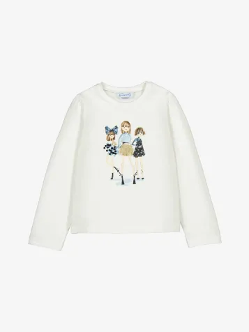 Meisjes Longsleeve Navy