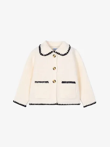 Meisjes Jacket Knit Almond