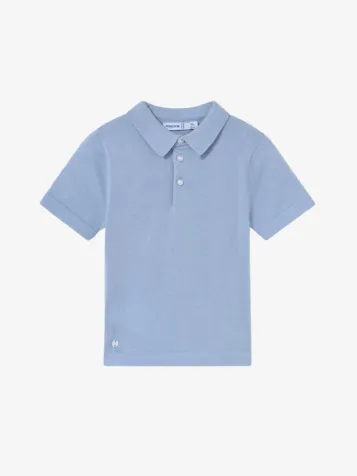 Jongens Baby Polo Light Blue