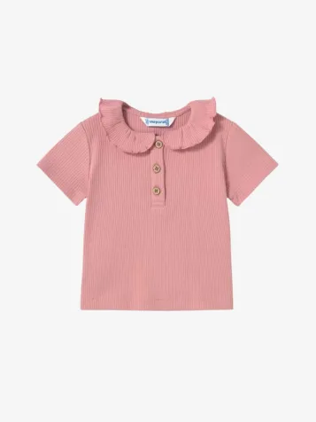 Meisjes Baby Polo Kraagje Rose