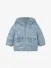 Mayoral Meisjes Winterjas Reversible Faux Fur Blue Bell