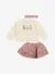 Mayoral Meisjes Set Rok Headband Rose