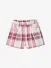 Mayoral Meisjes Short Plaid Cherry