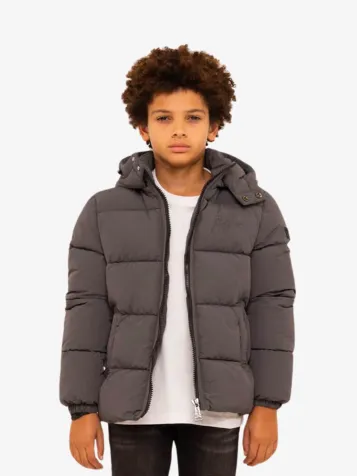 Jongens Winterjas Donn Puffer Anthracite