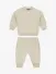 Malelions Junior Jongens Baby Joggingpak Towelling Beige