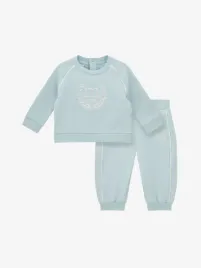 Mitch & Son Jongens Joggingpak Matthew Crest Sky Blue