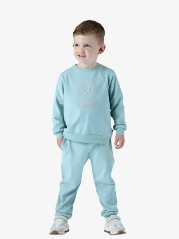 Jongens Joggingpak Jaxon Crest Embroidery Icey Jade