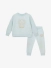 Mitch & Son Jongens Joggingpak Jaxon Crest Embroidery Sky Blue