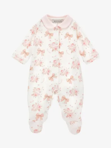 Meisjes Baby Boxpakje Strik Panna Rosa Antico