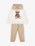 Monnalisa Meisjes Joggingpak Hoodie Panna Ecru