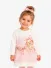 Monnalisa Meisjes Baby Jurk Sweatdress Puppy Panna Fairytale