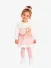 Monnalisa Meisjes Baby Jurk Sweatdress Puppy Panna Fairytale