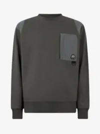 Moose Knuckles Heren Sweater Dalon Cement