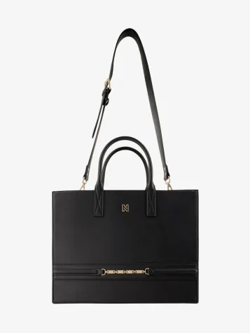 Dames Tas Mayda Chain Shopper Zwart