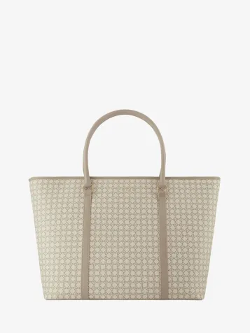 Dames Tas Alvin Logo Shopper Cream