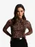 Nikkie By Nikkie Plessen Dames Top Luck Leopard Toffee