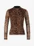 Nikkie By Nikkie Plessen Dames Top Luck Leopard Toffee