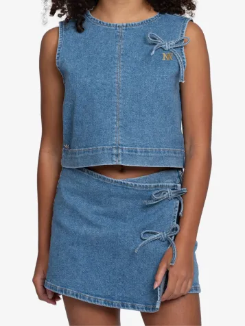 Meisjes Skort Blair Blue Denim