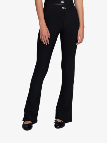 Meisjes Broek Lily Flared Zwart
