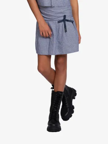 Meisjes Rok Polly Off White Royal Blue