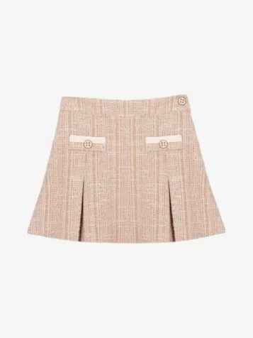 Meisjes Rok Kids Girl Blush Pink Beige