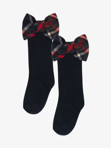 Meisjes Sokken Mini Girl Balmoral Marine