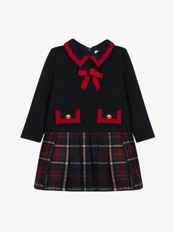 Meisjes Jurk Mini Girl Balmoral Marine
