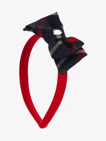 Meisjes Haarband Mini Girl Balmoral Red