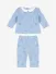Patachou Jongens Baby Set Pure Blue Blue Toile De Jouy