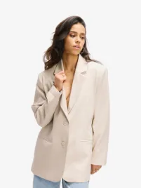 Refined Department Dames Blazer Bodi Oversized Off White