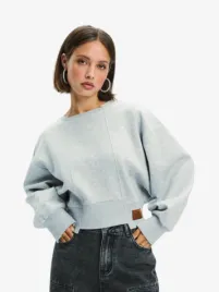 Refined Department Dames Sweater Lovee Grijs Melange