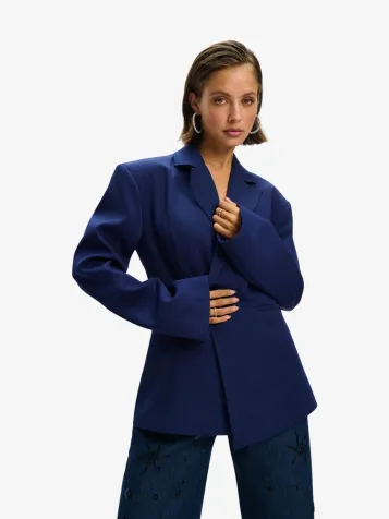 Dames Blazer Yara Hourglass Navy