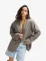 Refined Department Dames Blazer Mea Collarless Antra