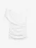 Refined Department Dames Top Elma Cross Short Sleeve Wit