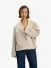 Refined Department Dames Blazer Jackie Cropped Oversized Sand
