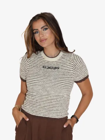 Dames Top Selena Chesnut Chocolate